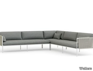 SUMMER - Sectional aluminium garden sofa _ Walters