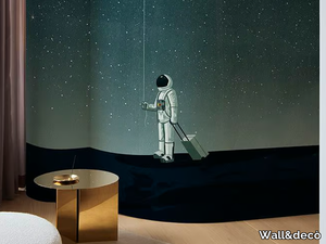 WALKING WITH THE MOON - Wallpaper with d.ecodura™ backing _ Wall&decò