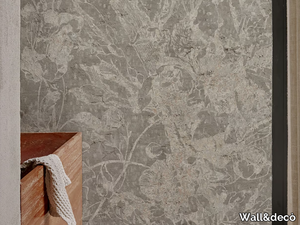 CARVE - Vinyl wallpaper with floral pattern _ Wall&decò