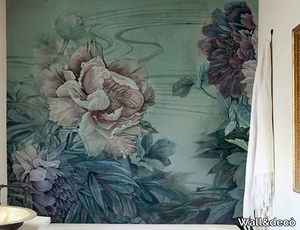 FLORALIA - Glass-fibre bathroom wallpaper _ Wall&decò