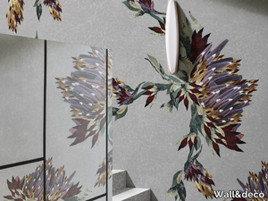 FLORIGRAPHIQUE - Wallpaper with floral pattern _ Wall&decò