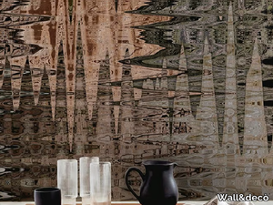 LIQUID WOOD - Glass-fibre bathroom wallpaper _ Wall&decò