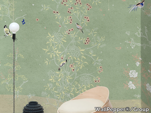 AROMATICO GROVIGLIO - Oriental wallpaper, eco-friendly, PVC free and washable _ WallPepper®/Group