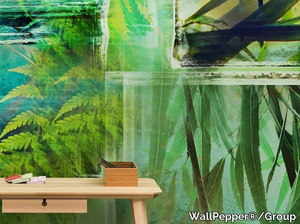 GREENLEAVES - Tropical wallpaper, PVC free, eco, washable _ WallPepper®/Group