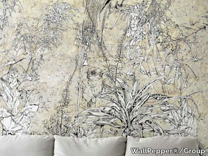 INK GARDEN - Oriental wallpaper, eco-friendly, PVC free and washable _ WallPepper®/Group