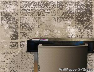 LETTERPRESS GARDEN - Industrial and modern wallpaper, PVC free, eco, washable _ WallPepper®/Group