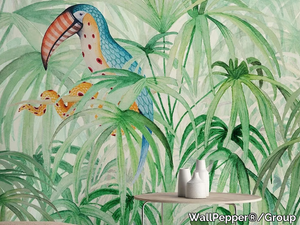 TOUKE-TOUKE JUNGLE - Tropical wallpaper, PVC free, eco, washable _ WallPepper®/Group