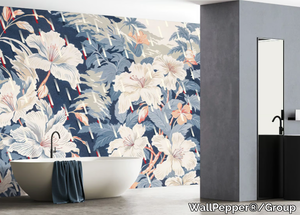 DANCING IN THE RAIN - PVC free, eco-friendly, washable wallpaper _ WallPepper®/Group