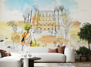 FASHION IN SICILY - PVC free, eco-friendly, washable wallpaper _ WallPepper®/Group