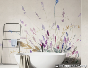 FIORI DI LAVANDA - PVC free, eco-friendly, washable wallpaper _ WallPepper®/Group