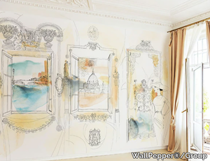 FLORENCE FROM A BEAUTIFUL PALACE - PVC free, eco-friendly, washable wallpaper _ WallPepper®/Group