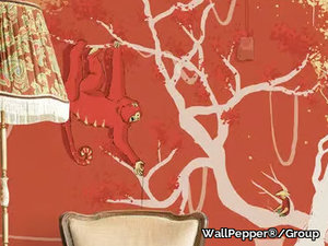 IL GIARDINO DELLE BERTUCCE - Natural wallpaper, PVC free, eco, washable _ WallPepper®/Group