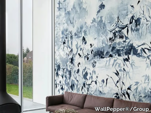 MIGRATION - Oriental wallpaper, eco-friendly, PVC free and washable _ WallPepper®/Group