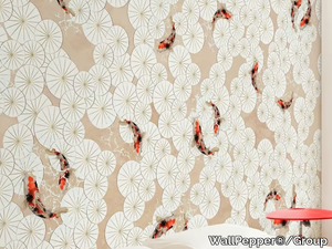 RICE RAIN - Oriental wallpaper, eco-friendly, PVC free and washable _ WallPepper®/Group