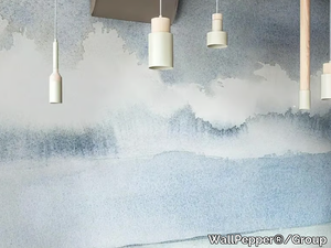 WET SKY - Multicolor wallpaper, eco-friendly, PVC free and washable _ WallPepper®/Group