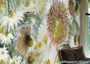 WILD FLOWERS - Oriental wallpaper, eco-friendly, PVC free and washable _ WallPepper®/Group