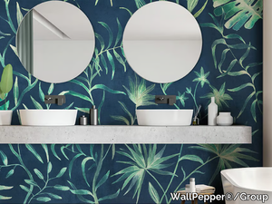 ORIGAMI - Tropical wallpaper, PVC free, eco-friendly, washable _ WallPepper®/Group