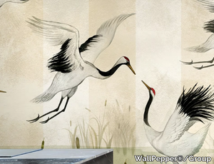 BISOUS - Oriental wallpaper, eco-friendly, PVC free and washable _ WallPepper®/Group