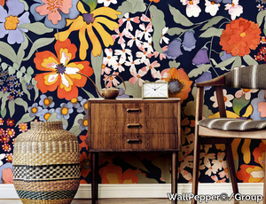 BLOOMED - Tropical wallpaper, PVC free, eco-friendly, washable _ WallPepper®/Group