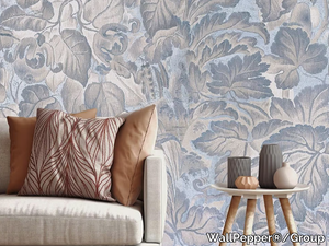 BLUE FLANDRE - Classic wallpaper, eco-friendly, PVC free and washable _ WallPepper®/Group