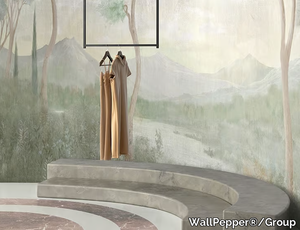 COMO - Perspective and Trompe l'Oeil mood wallpaper, ecofriendly _ WallPepper®/Group