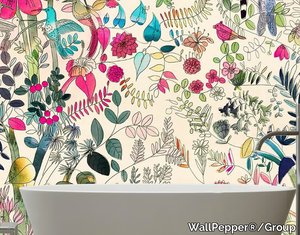 FLOWERS & NATURE - Tropical wallpaper, PVC free, eco, washable _ WallPepper®/Group