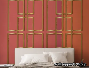 BIG CHAIN - Geometric wallpaper, PVC free, eco-frindly, washable _ WallPepper®/Group