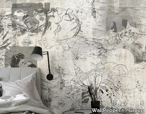 KISS - Industrial and modern wallpaper, PVC free, eco, washable _ WallPepper®/Group