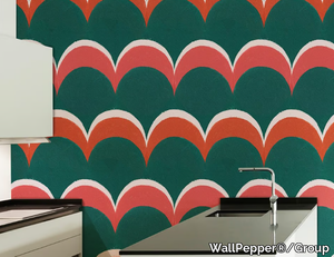 PATTERN POIS - Multicolor wallpaper, eco-friendly, PVC free and washable _ WallPepper®/Group