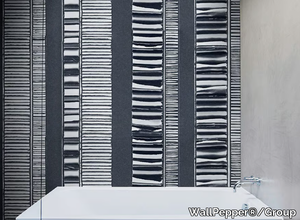 RECYCLING WAVES - Industrial wallpaper, PVC free, eco-friendly, washable _ WallPepper®/Group