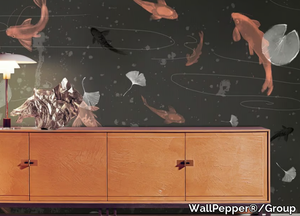 STAGNO DEL MONDO FLUTTUANTE - Oriental wallpaper, eco-friendly, PVC free and washable _ WallPepper®/Group