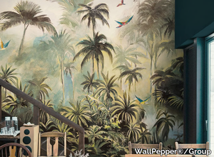 WILD VIEW - PVC free, eco-friendly, washable tropical wallpaper _ WallPepper®/Group