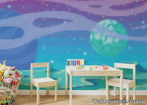 SPACE VENTURE - PVC free, eco-friendly, washable kids wallpaper _ WallPepper®/Group