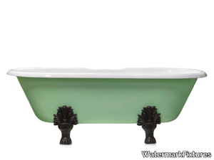 1901 EDWARDIAN - Oval freestanding cast iron bathtub _ WatermarkFixtures