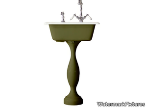 CAMERON - Freestanding cast iron washbasin _ WatermarkFixtures