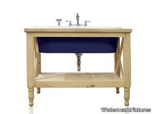 CADDO - Floor-standing wooden vanity unit _ WatermarkFixtures