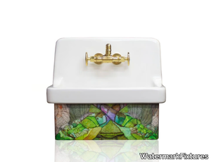 COUPE D'CARRE LIMITED EDITION - Porcelain washbasin _ WatermarkFixtures