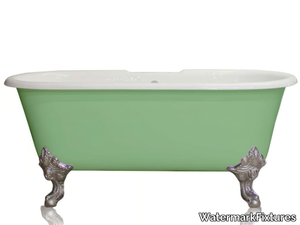 EDWARDIAN PLONGÉ - Freestanding oval cast iron bathtub _ WatermarkFixtures