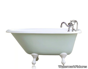 CARROLL - Oval freestanding cast iron bathtub _ WatermarkFixtures