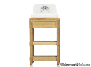 RICHLAND - Single floor-standing vanity unit with integrated washbasin _ WatermarkFixtures