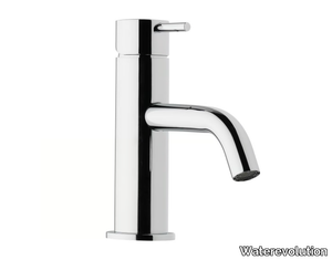 FLOW T1.10 - Chromed brass washbasin tap _ Waterevolution