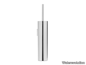 DEEP A2.41 - Wall-mounted chromed brass toilet brush _ Waterevolution