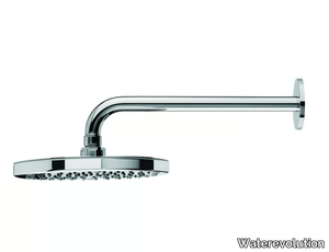 FLOW T1.641 - Wall-mounted chromed brass overhead _ Waterevolution