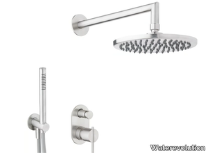 S22 T4.641 - Wall-mounted stainless steel overhead shower _ Waterevolution