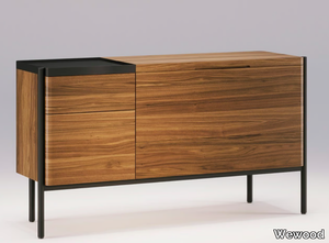 MEY - Wooden sideboard with flap doors _ Wewood