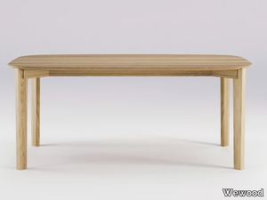 SOMA - Rectangular wooden table _ Wewood