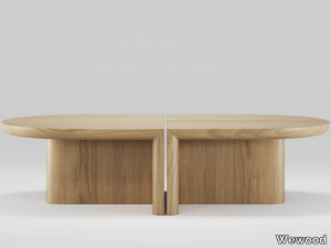 RE-FORM - Modular oak coffee table _ Wewood