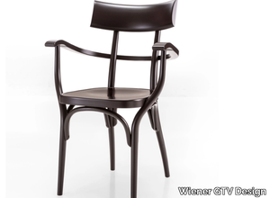 CZECH - Beech chair with armrests _ Wiener GTV Design