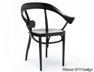 BISTROTSTUHL - Wooden lunch armchair _ Wiener GTV Design
