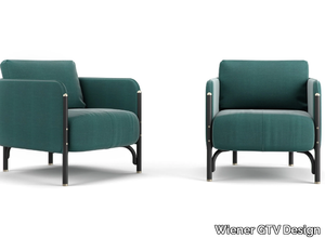 JANNIS - Fabric armchair with armrests _ Wiener GTV Design